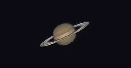 This is how Saturn ring would look if you use premium and high quality telescope