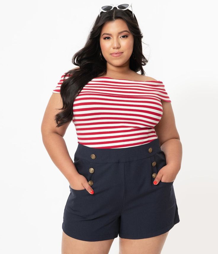 Sailor Shorts with Striped Top